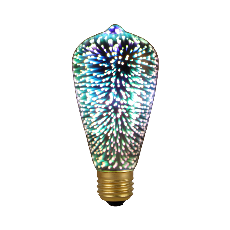 OS-111 ST64 3D LED Filament Bulb 