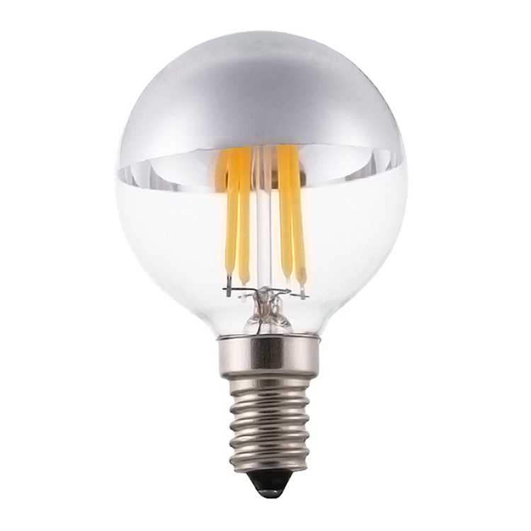 OS-042 G16  Half Silver Plated LED Bulb
