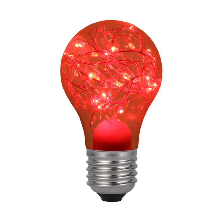 OS-472  A19 Red LED stars Lamp